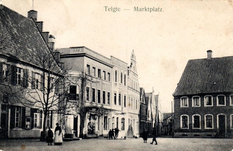 Marktplatz, Blick in die Emsstraße&nbsp;&copy;&nbsp;Stadt Telgte