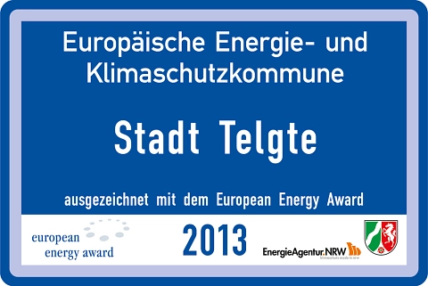 European Energy Award 2013 Auszeichnung des European Energy Award (EEA) 2013 © Stadt Telgte