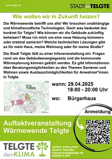 Flyer Veranstaltung Wärmewende&nbsp;&copy;&nbsp;Stadt Telgte