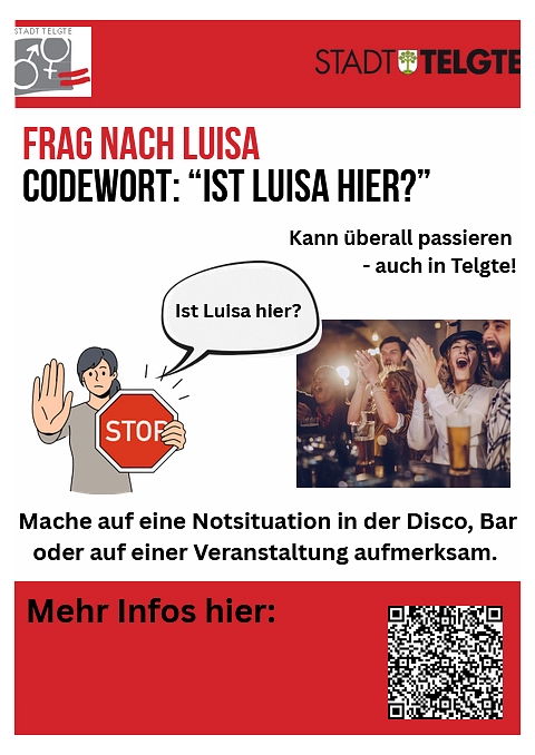 Frag nach Luisa, Grafik Frag nach Luisa, Grafik © Stadt Telgte