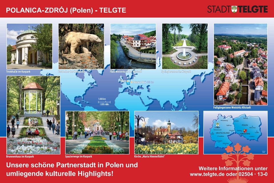 Polanica, Kollage (Foyer) Polanica, Kollage (Foyer) © Stadt Telgte
